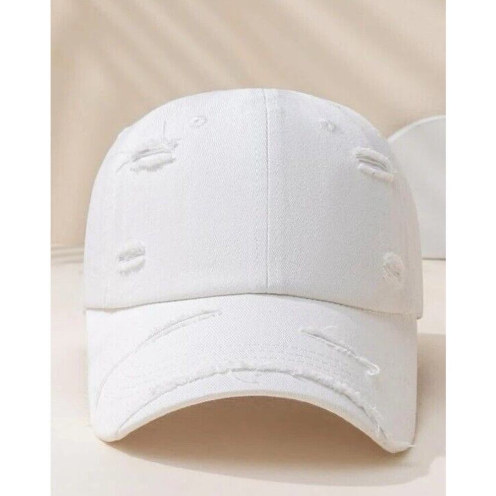 Distressed Baseball Cap Men One Size Adjustable Hat Unisex